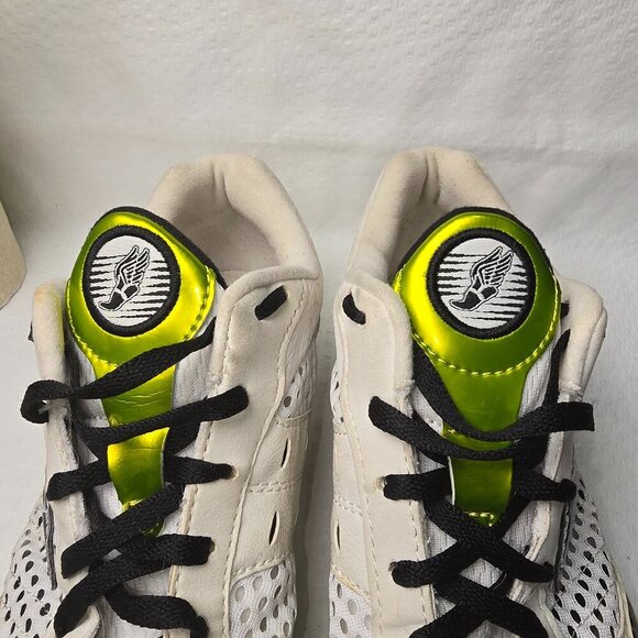 MENS SAUCONY TRACK SHOES SIZE METAL SPIKE MESH TOP VELOCITY DISTANCE SIZE 10 - Picture 2 of 11